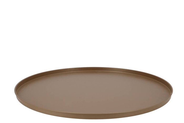 <h4>Coaster Dark Gold Tray Metal 56x2cm</h4>