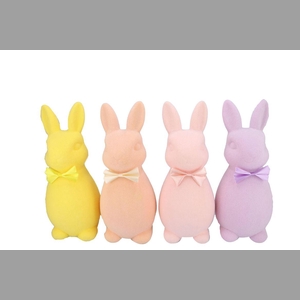 Easter Flock Dreamy Pastel Bunny Xl Ass 26x30x63cm