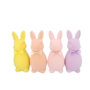 Easter Flock Dreamy Pastel Bunny Xl Ass 26x30x63cm