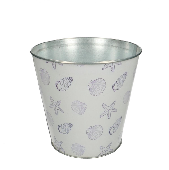 <h4>Maritiem Zink Ocean pot d16*15cm</h4>