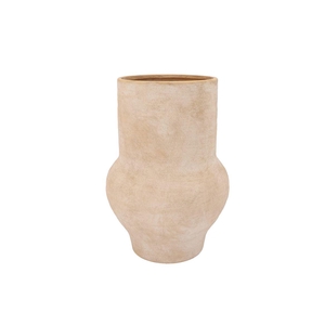 Florence Antique Gold Vase Tube 28x28x41cm Nm