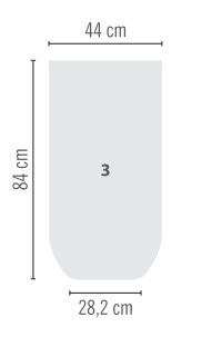 VASO ATENAS CILINDRICO 44  - A 84 X L 44 CM - 101 L CHUMBO