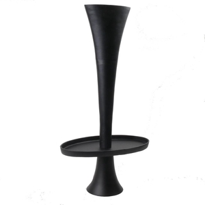 Vase Alu Black Matt Ø26x45cm
