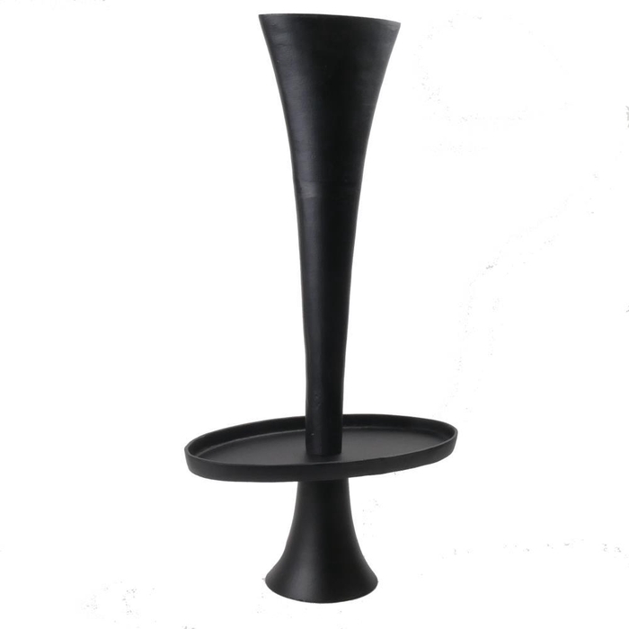 <h4>Vase Alu Black Matt Ø26x45cm</h4>