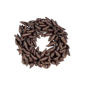 Wreath Wild Pinecone D40