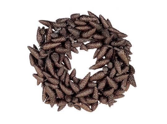 Wreath Wild Pinecone D40