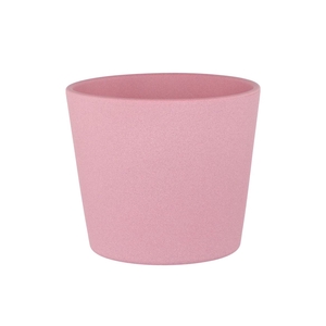 Ceramic Pot Pink Rose 15cm