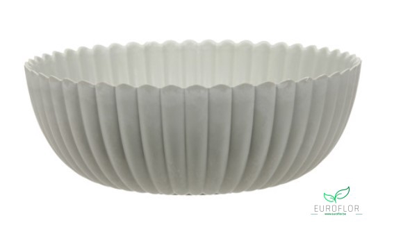 MELAMINE BOWL GREY D25X9