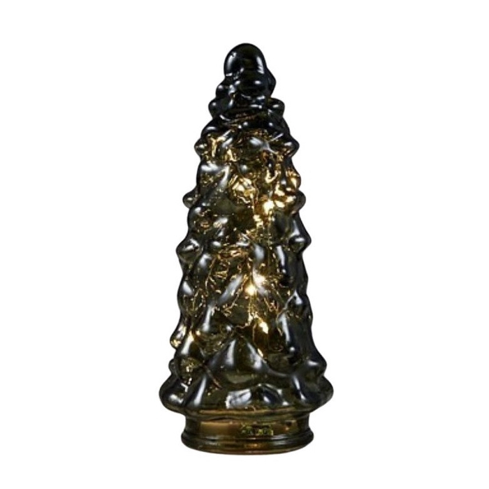 Christmas LED tree glass d09.5*21.5cm