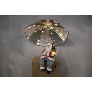 Deco Kerstman Met Paraplu 80