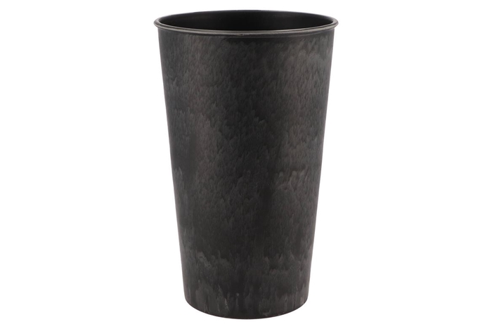 <h4>Melamine Grey Vase 22x40cm</h4>