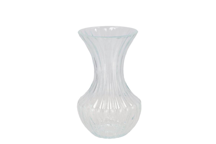 Taylor Clear Vase Cone Neck Ass 9x16cm