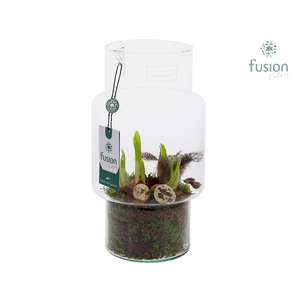 Green Bottle Sara Medium met Pasen arrangement