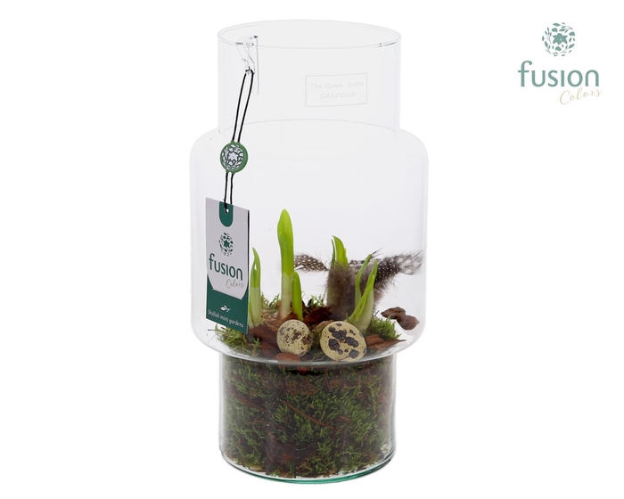 <h4>Green Bottle Sara Medium met Pasen arrangement</h4>