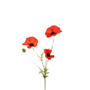 Artificial flowers Papaver 63cm