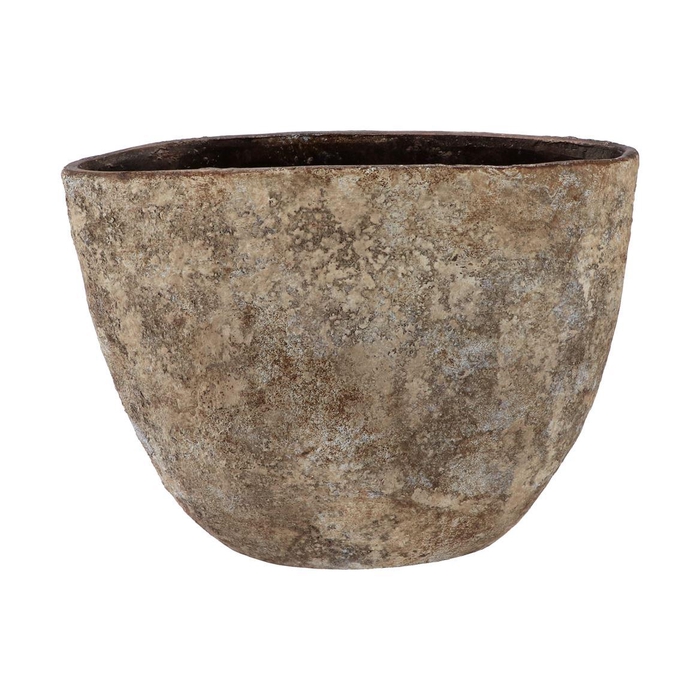 <h4>Batu Sand Oval Bowl 37x15x18cm</h4>