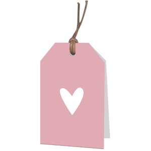 Valentine Labels Heart 5*8cm x12