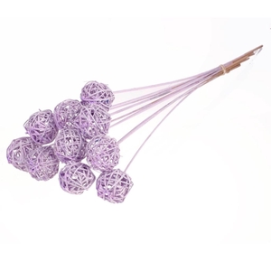 Brunch ball 5cm o/s 10pc lilac misty