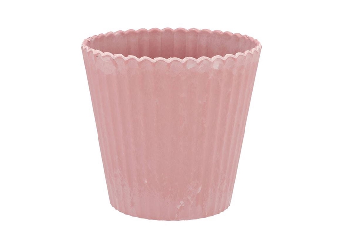 Melamine Lisa Pink Pot Straight 13x9x13cm