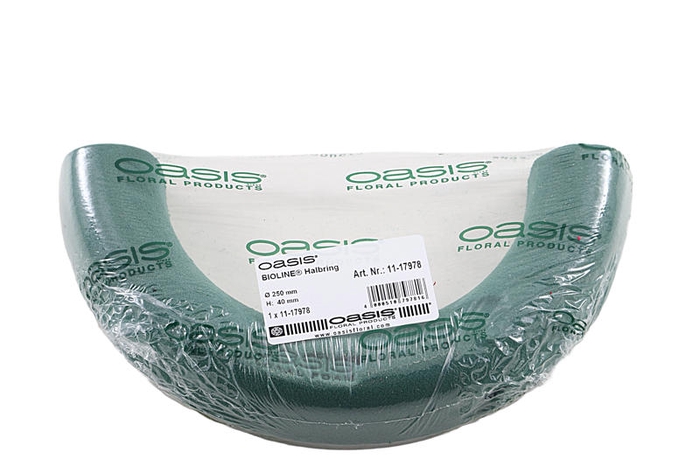 Oasis Bioline Half Ring Ø25x4cm