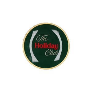 Plate Round The Holiday Club 18x18x2cm