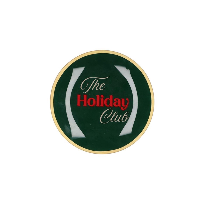 <h4>Plate Round The Holiday Club 18x18x2cm</h4>