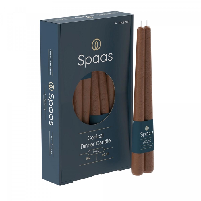 <h4>Kaars Gotisch d2.2*25cm rustiek</h4>