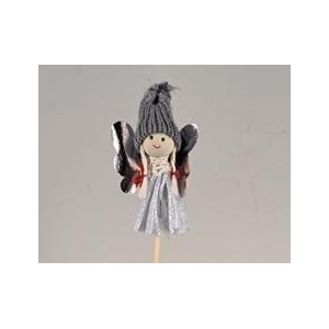 Stick Angel 9cm Grey 85353