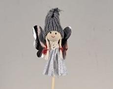 <h4>Stick Angel 9cm Grey 85353</h4>