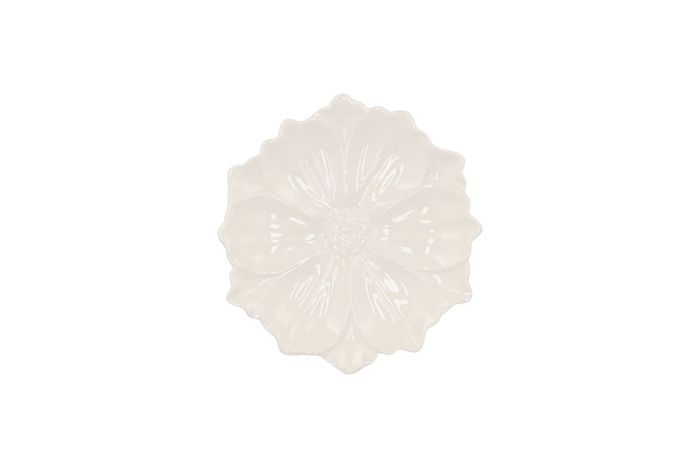 Bloom Cosmea Plate White 11x11x3cm