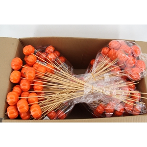 Stick Pumpkin Orange 6cm