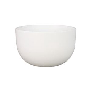 COUPE BOULE D26 H14CM BLANC MAT 3X ES/12