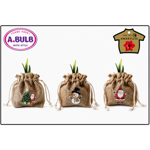 A.BULB with Style - 32cm Jute Christmas Mix