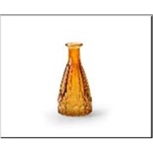 Vase Bottle Ø7x14 Yellow 48866