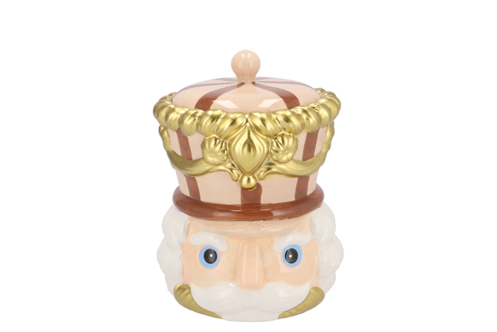 Candy Nutcracker Sand Jar 14x14x20cm