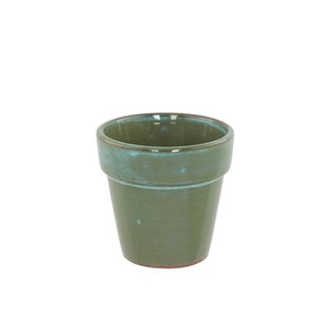 Ebbi Moss Green Pot Glaze 14x14cm