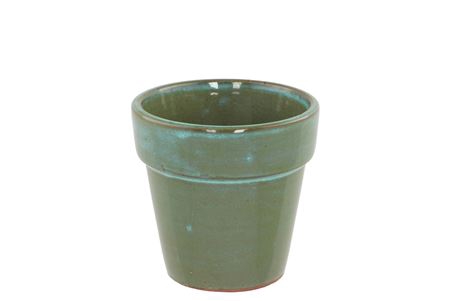 Ebbi Moss Green Pot Glaze 14x14cm