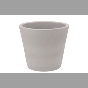 Vinci Matt Grey Container Pot 21x19cm