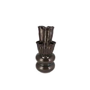 Merlin Green Vase Tubes 14x30cm