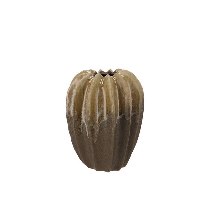 <h4>Dion Brown Vase Structure 14x14x15cm</h4>