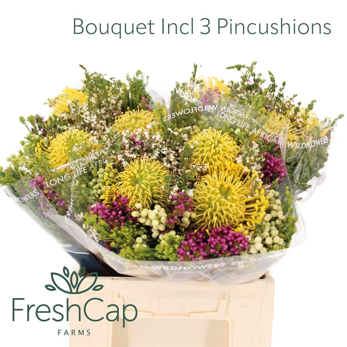 <h4>Bouquet Incl 3 Pincushions (carousel)</h4>