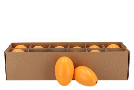 <h4>Eggs Goose Abricot 6x8cm P/12</h4>