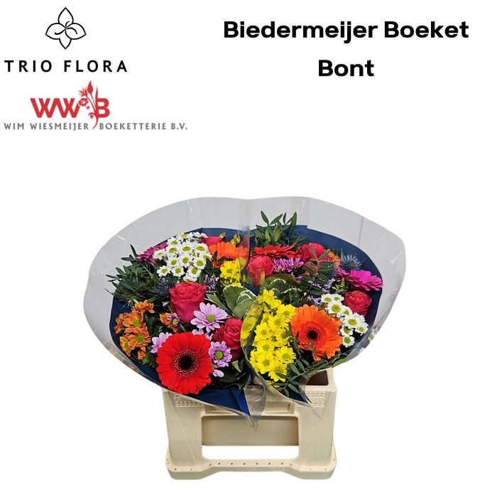 <h4>Boeket Biedermeijer Bont</h4>