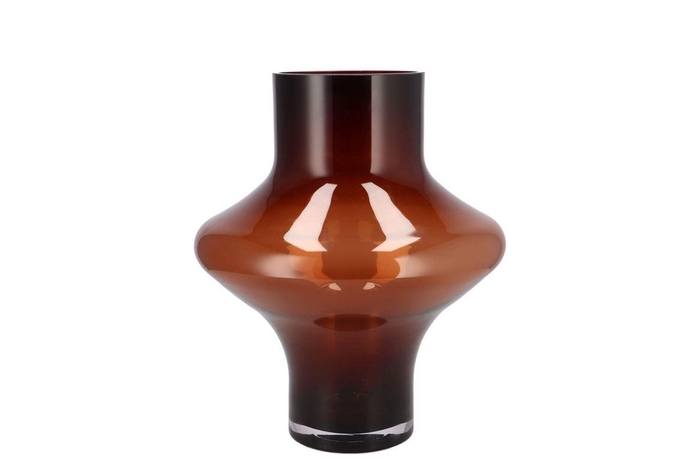Filou Brown Vase Sphere 22x25cm