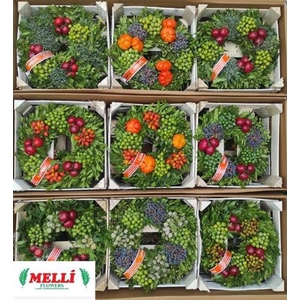 Sierfruit Krans Mix 30 Cm