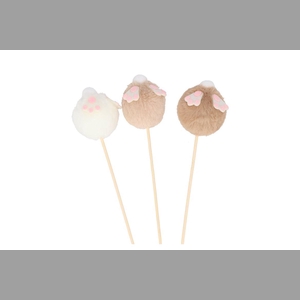 Easter Fun Pick Natural Bunny Ass 7x38cm