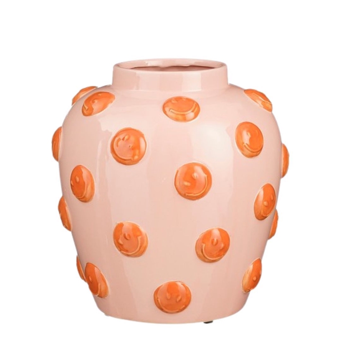 <h4>Keramiek Exclusief Smiley vaas d30*32.5cm</h4>