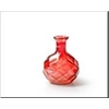 Vase Bottle Ø11x15 Red 48819