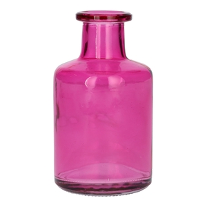DF02-666114300 - Bottle Caro9 d3.8/6.8xh11.8 fuchsia transparent