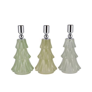 Jazz Nordic Green Candle Holder X-mas Tree Ass 10x